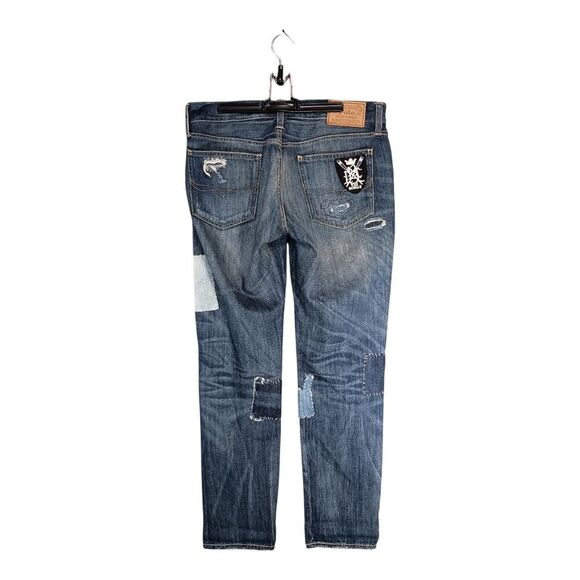 Armani Jeans J21 Regular Button Fly Straight Blue Men's 32x27 - Picture 11 of 12